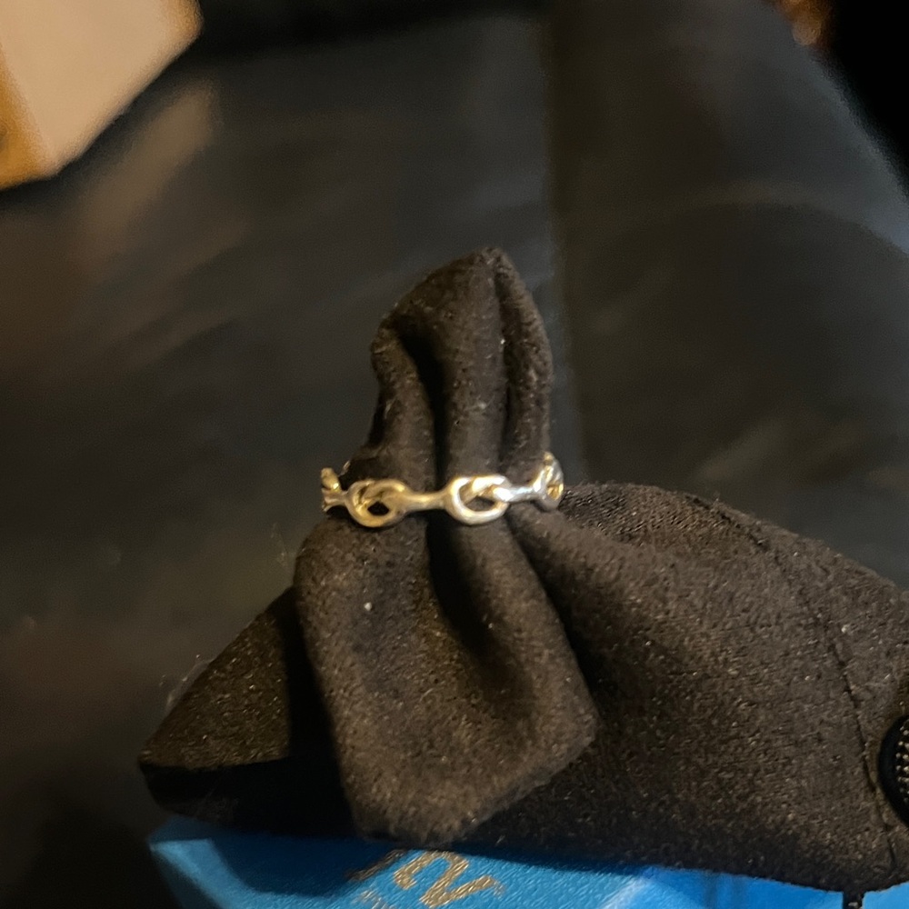 925 Silver Chain Link Ring size 7/8
